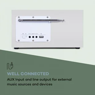 Auna Silver Star Mini Białe - Radia - miniaturka - grafika 9