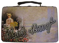 Pudła i pojemniki do przechowywania - Kleiber 91983 walizka do przechowywania monet kwiaty mała walizka do przechowywania, Box, drewno, brązowy, 30 X 11, 5 x 18 cm 91983 - miniaturka - grafika 1