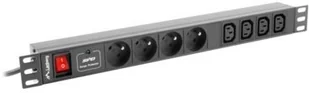 Lanberg listwa zasilająca PDU 8 gniazd 20m (PDU-04E04I-0200-IEC-BK) - Listwy zasilające - miniaturka - grafika 2