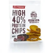 Odżywki białkowe - Nutrend HIGH PROTEIN CHIPS soczysty stek 6x40 g - miniaturka - grafika 1