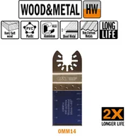 Akcesoria do elektronarzędzi - CMT BRZESZCZOT OSCYLACYJNY 35x40MM 20TPI UCHWYT UNIWERSALNY OMM14-X1 omm14) OMM14-X1 - miniaturka - grafika 1