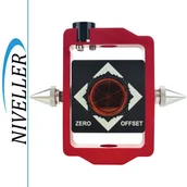 Sprzęt geodezyjny - NIVELLER Minipryzmat przesuwny 25,4mm z tyczkami Niveller 245G31018 - miniaturka - grafika 1