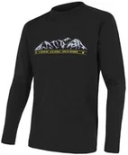Pozostała odzież narciarska - Sensor Merino PT MOUNTAINS Mens T-Shirt Short Sleeves Czarny XXL 2018-2019 - miniaturka - grafika 1