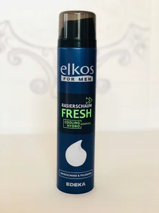 Elkos Rasierschaum Fresh 300ml pianka do golenia - Kosmetyki do golenia - miniaturka - grafika 2