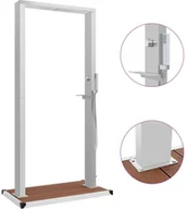 Akcesoria do basenów - vidaXL Prysznic ogrodowy z podstawą, WPC i stal nierdzewna - miniaturka - grafika 1