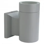 Oprawy, klosze i abażury - GTV Oprawa elewacyjna GU10 10W IP54 szara kinkiet lampa ścienna BALEO MINI 6879 LD-BALGU10-0S - miniaturka - grafika 1