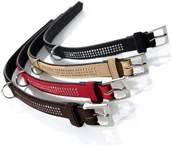 Obroże dla psów - Hunter Softie Triluxe obroża dla psa, sztuczna skóra, czarny - miniaturka - grafika 1