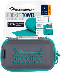 SEA TO SUMMIT Ręcznik Pocket Towel S - baltic blue APOCT/BA/S - Ręczniki - miniaturka - grafika 2