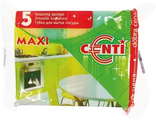 Zmywak kuchenny gąbka do mycia naczyń - 5szt Maxi - Ściereczki, gąbki, czyściki - miniaturka - grafika 3