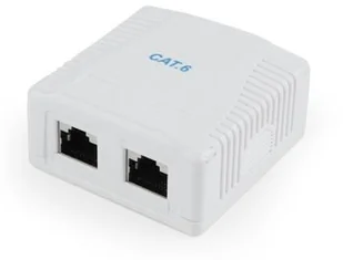 Gembird gniazdo natynkowe ekrranowane 2xrj45 kat ncac-2f6-01 NCAC-2F6-01 - Pozostałe akcesoria sieciowe - miniaturka - grafika 3