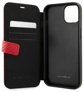 Ferrari FESAXFLBKP13SRE iPhone 13 mini 5,4" czerwony/red book On Track Carbon Stripe hurtel-82447-0 - Etui i futerały do telefonów - miniaturka - grafika 5