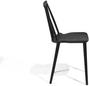 Beliani Zestaw do jadalni 2 krzesła czarne VENTNOR - Stoły ogrodowe - miniaturka - grafika 9