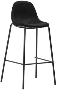 vidaXL 3-częściowy zestaw mebli barowych, tkanina, czarny 8719883840192 - Stoły z krzesłami - miniaturka - grafika 7