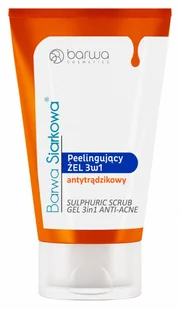 Barwa Barwa Peelingujący Żel 3w1 Antytrądzikowy BARWA-2893 - Żele do mycia twarzy - miniaturka - grafika 3