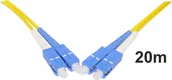Pigtaile światłowodowe - Patchcord Sc/pc-sc/pc Sm dx 2.8mm G652D 20m - miniaturka - grafika 1