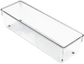 Inne - InterDesign Linus organizer szuflady, 10 x 30,5 x 7,5 cm przezroczysty 52930 - miniaturka - grafika 1
