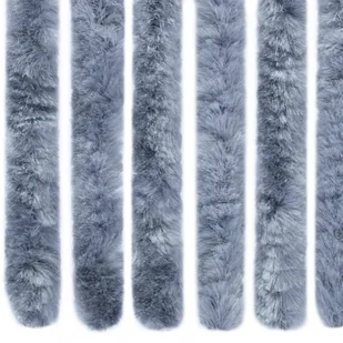 vidaXL Zasłona przeciwko owadom, srebrna, 100x220 cm, szenil vidaXL - Akcesoria do okien - miniaturka - grafika 13