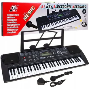 Keyboard Do Nauki Dla Dzieci Organy Z Mikrofonem - Instrumenty muzyczne dla dzieci - miniaturka - grafika 2