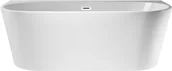 Wanny - Corsan Wanna przyścienna wolnostojąca E030 Mono 150 cm z wykończeniem białym 648905 - miniaturka - grafika 1