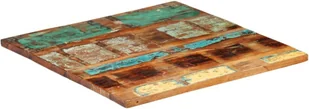 vidaXL Lumarko Kwadratowy blat stołu 60x60 cm, 25-27 mm, lite drewno z odzysku 286052 - Meble modułowe i akcesoria - miniaturka - grafika 9