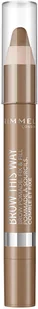 Rimmel BROW THIS WAY - BROW POMADE - Pomada do brwi w kredce - 002 RIMDWKR-WKR-01 - Pomada do włosów - miniaturka - grafika 3