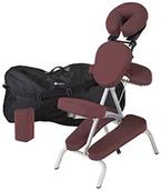 Olejki i świece do masażu - EarthLite eart hlite Vortex Przenośny krzesło do masażu  składany, kompaktowy, stabilny i lekki (6,8kg), w zestawie: torba transportowa poduszka na nogi i kieszeń na klatce piersiowej 10805PKG - miniaturka - grafika 1