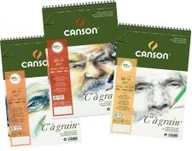 Podobrazia, bloki, papiery - Canson BLOK RYSUNKOWY CaGRAIN A3+ 29,7x43,7CM 180G 30ARK LEKKOZIARNISTY (NA SPIRALI) 400060625 - miniaturka - grafika 1