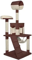 Drapaki dla kotów - dibea Drapak, drzewo wspinaczkowe dla kotów, sizal, wysokość 133 cm, kolory do wyboru, beżowy/brązowy - miniaturka - grafika 1