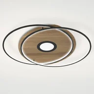 Systemy inteligentnych domów - Paul Neuhaus Q-SMART-HOME Q-AMIRA lampa sufitowa owalna brązowa - miniaturka - grafika 1