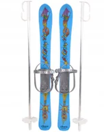 Narty - Narty zjazdowe 70 cm z kijkami wiązania dla dzieci - miniaturka - grafika 1