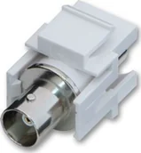 Wtyczki i adaptery - Keystone Lindy Gniazdo naścienne BNC łącznik modułowy Lindy 60562 2szt - miniaturka - grafika 1