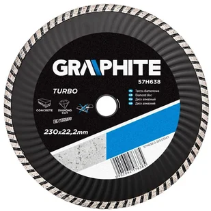 Graphite tarcza tnąca Turbo Wave 230x22mm 57H638 - Tarcze do pił - miniaturka - grafika 3