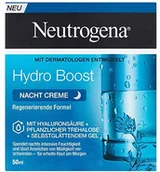 Kremy do twarzy - Neutrogena Hydro Boost krem na noc, nawilżający krem do twarzy z kwasem hialuronowym, roślinnym tryalotem i żelem samowygładzającym (1 x 50 ml) - miniaturka - grafika 1