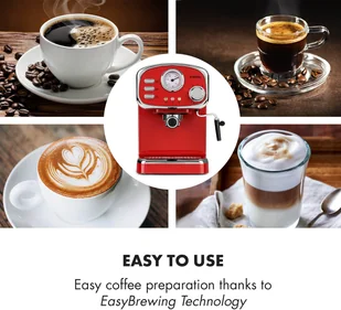 Ekspres do kawy Klarstein TK3G-Espressionata-R - Ekspresy do kawy - miniaturka - grafika 4