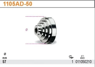 Beta ŁĄCZNIK PRZEJŚCIOWY DO WYCINAKÓW 1105 1105AD-50 - Narzędzia warsztatowe - miniaturka - grafika 2