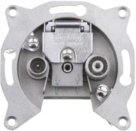 Gniazdka elektryczne - Emos Gniazdo abonenckie przelotowe EU3614J J0222J - miniaturka - grafika 1