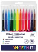 Przybory szkolne - Inter-druk Mazaki pędzelkowe 12 kolorów YN TEEN - miniaturka - grafika 1