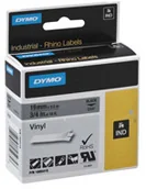 Taśmy do drukarek barwiące - Dymo Oryginał RHINO taśma winylowa 19mm czarna na szarym 1805419 - miniaturka - grafika 1