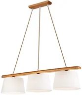 Lampy sufitowe - Lamkur Żyrandol na lince AIDA 3xE27/60W/230V - miniaturka - grafika 1