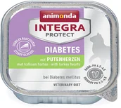 Mokra karma dla kotów - Animonda Integra Protect Diabetes dla kota smak serca indyka tacka 100g - miniaturka - grafika 1