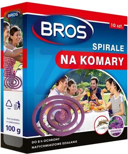 Bros SPIRALA NA KOMARY GERANIUM A'10 - Preparaty na chwasty i szkodniki - miniaturka - grafika 3
