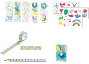 Djeco kuferek z zestawem papierniczym Charlotte - Zabawki kreatywne - miniaturka - grafika 4