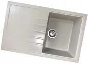 Zlewozmywaki - Laveo Zlew zlewozmywak Granitowy Głęboka Komora 20 cm - miniaturka - grafika 1