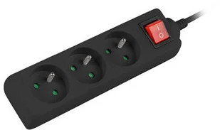 LANBERG Listwa zasilająca LANBERG, 3 m, 3 gniazda - Listwy zasilające - miniaturka - grafika 4