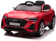Pojazdy elektryczne dla dzieci - LEAN CARS Auto Na Akumulator Audi E- Tron Czerwone QLS-6688 9055 - miniaturka - grafika 1
