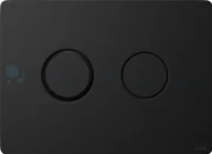 Przyciski spłukujące - Cersanit Accento Circle przycisk spłukujący czarny K97425 K97425 - miniaturka - grafika 1