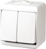 Wyłączniki światła i elektryczne - Karlik Junior łącznik świecznikowy IP54 WHE-2 WHE-2 - miniaturka - grafika 1