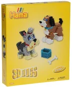 Zabawki kreatywne - Hama Strijkkralenset 3D - Dogs 2500st. 3243 - miniaturka - grafika 1