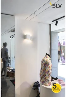 Spotline SLV PLASTRA WL CUBES wewnętrzna oprawa ścienna natynkowa QT14 biała 1004733 - Lampy ścienne - miniaturka - grafika 5