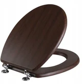Deski sedesowe - Bisk Deska wc Multi Mdf Dark Brown 05943 - miniaturka - grafika 1